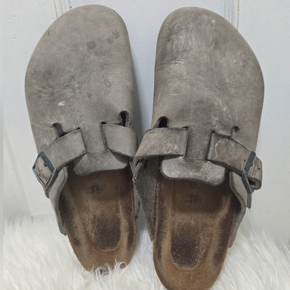 Birkenstock Boston Suede Leather Clogs Men\'s Size 44 US 10 main image 9